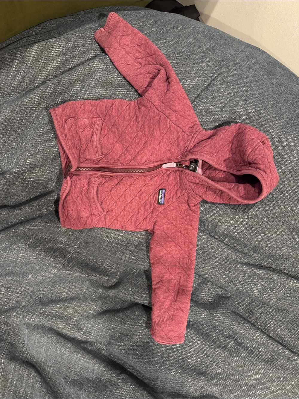 Patagonia Kids Quilted Hooded Jacket - Rose Pink